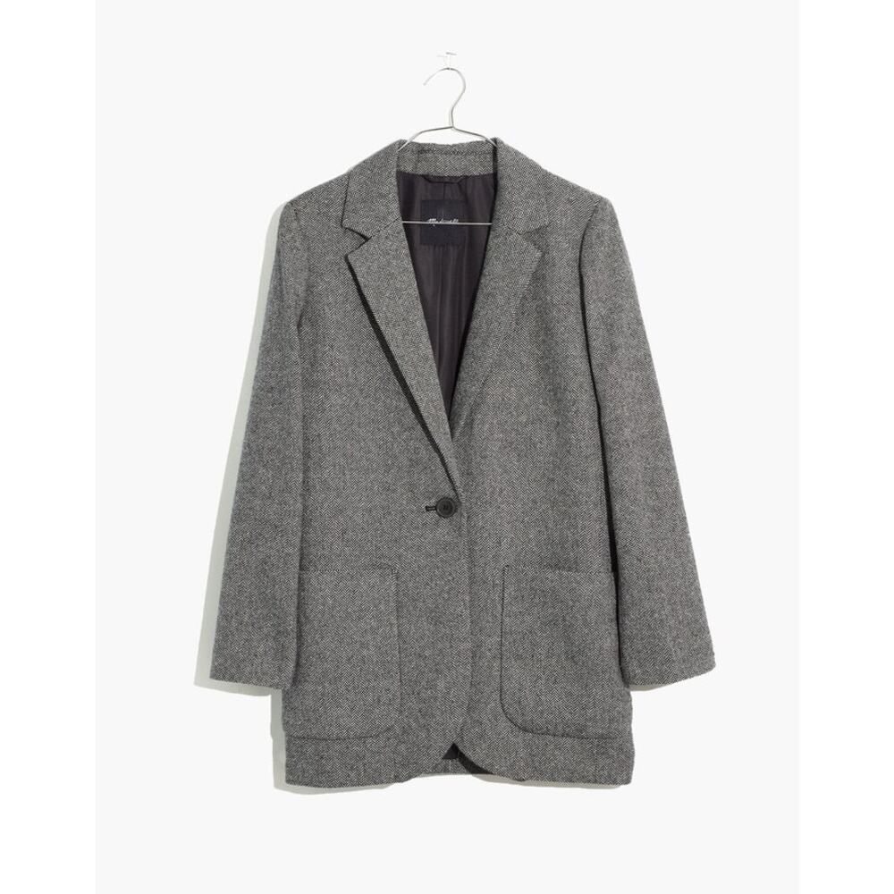 Madewell Larsen Blazer Herringbone - Picture 4 of 11